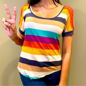 American Rag Cie shoulder cut-out tee